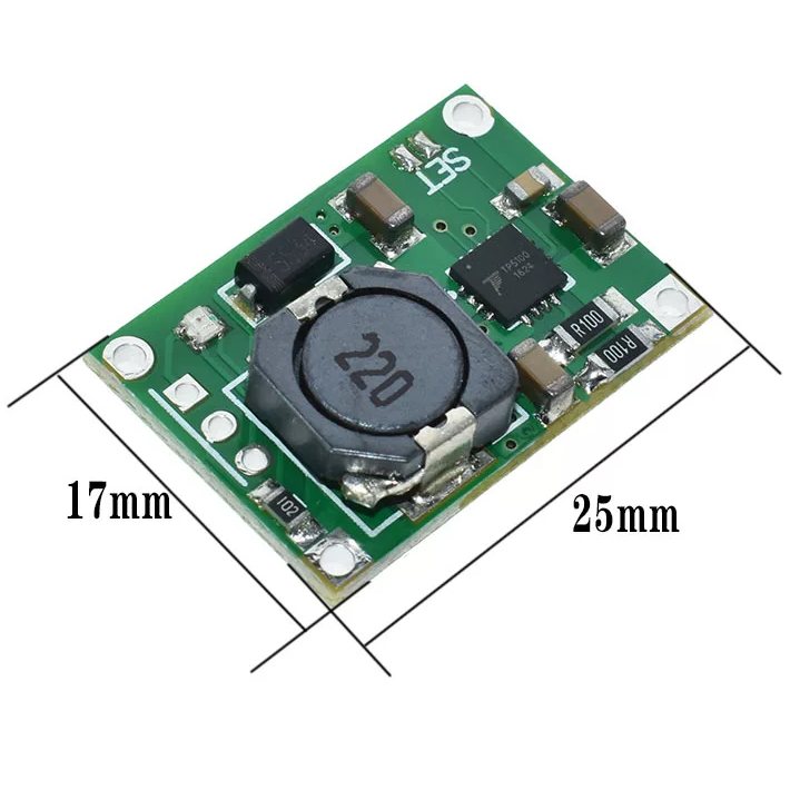 TP5100 Power Supply Module Dimensions